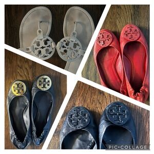 Tory Burch Minnie Flats and Miller Sandals (Flip Flops, Slides)